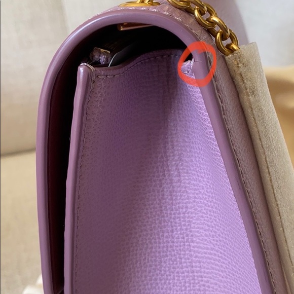 Mulberry Darley in Lilac Cross Grain Leather - Picture 9 of 13